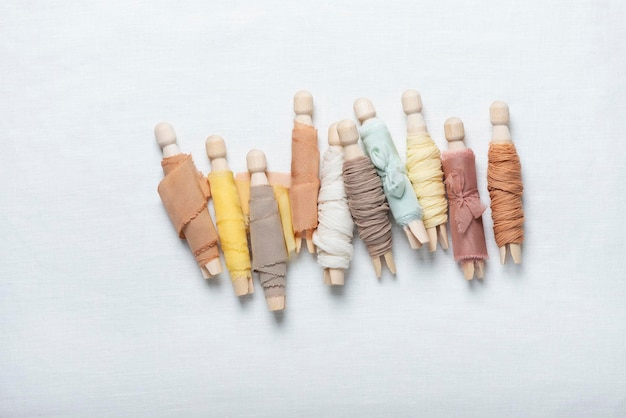 Рукодельная вышивка на ткани